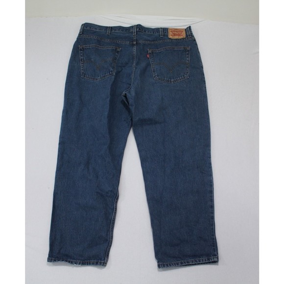 Levi's Strauss Men 555 Denim Jeans Relaxed Casual Straight Size 44X30 - Picture 7 of 8